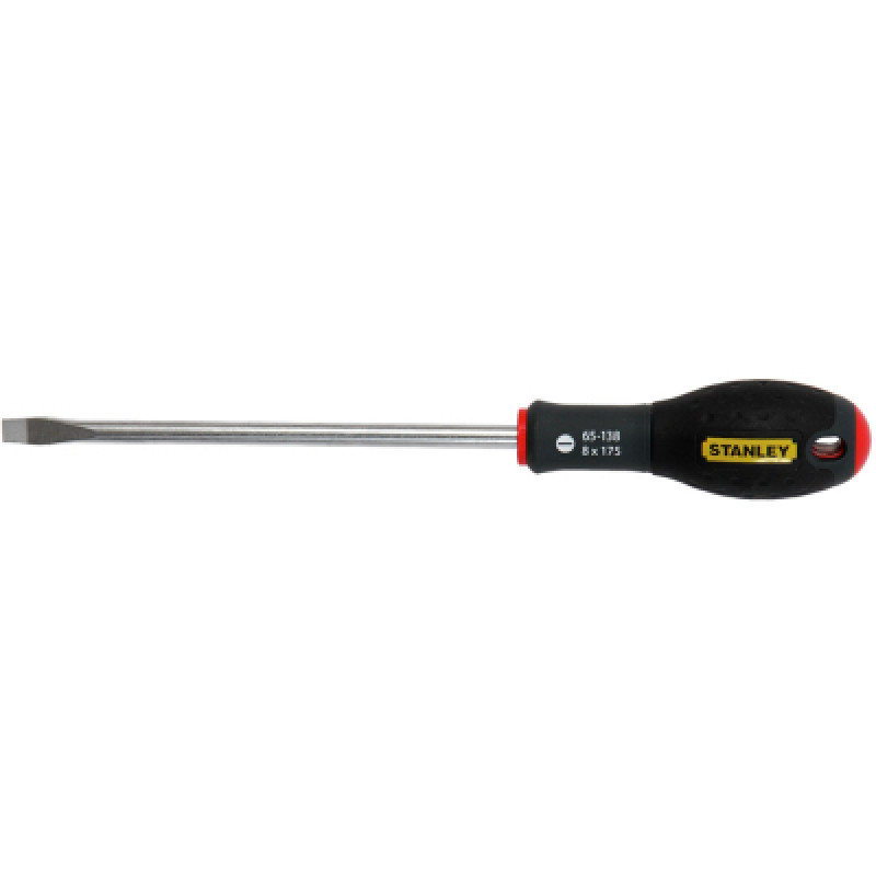 Отвертка Stanley FatMax, шлиц SL8х175мм, расширяющееся жало. (0-65-138)