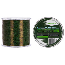 Волосінь Brain Classic Carp Line 3D (camo) 600m 0.25mm 15lb 6.6kg (1858.81.17)