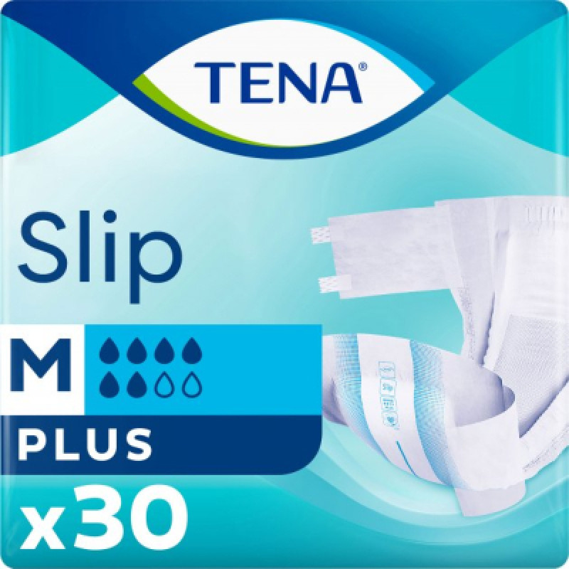 Подгузники для взрослых Tena Slip Plus Medium 30 шт (7322541118871_7322541117980)
