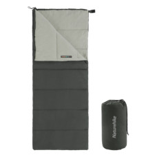 Спальний мішок Naturehike F150 NH22MSD05, лівий, графіт (6927595797747-L)