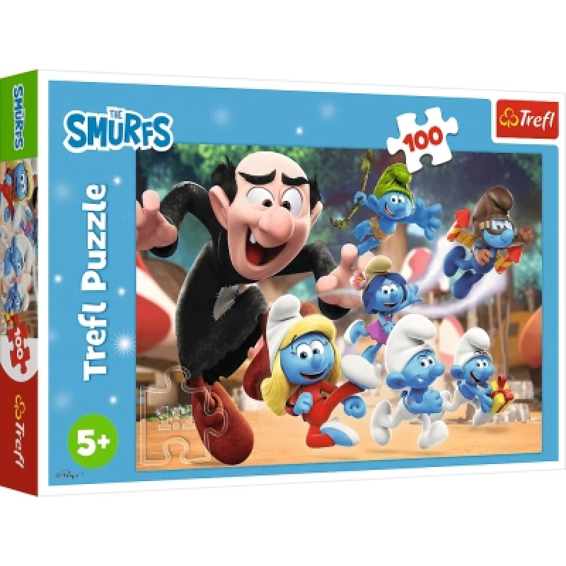 Пазл Trefl The Smurfs Уроки папы Смурфа 100 элементов (5900511164817)