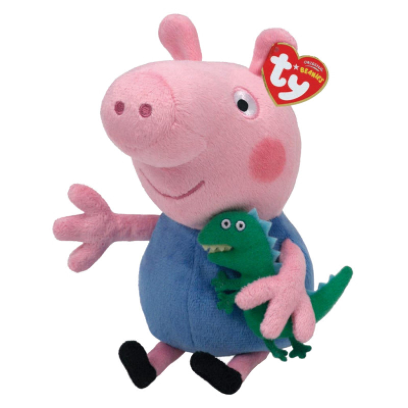 Мягкая игрушка Ty Peppa Pig Джордж 15 см (46130)