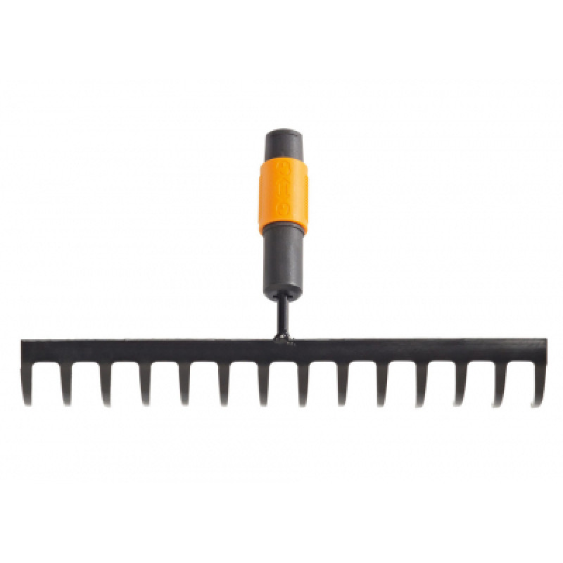 Грабли Fiskars для грунта 14 зубцов QuikFit (1000653)