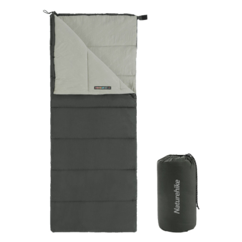 Спальный мешок Naturehike F150 NH22MSD05, правий, графіт (6927595797747-R)