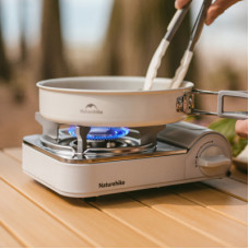 Портативна газова плитка Naturehike CNK2350CF016, біла (6927595754627)