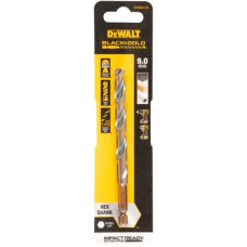 Сверло DeWALT по металлу EXTREME IMPACT Black & Gold,HSS-G, 9 х 126,75 х 88,75 мм, 1 шт. (DT20614)