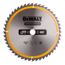 Диск пильний DeWALT СONSTRUCTION, 305x30 мм, 48 z, АТВ, 10 гр., 4800 об/хв (DT1959)