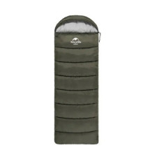 Спальний мішок Naturehike з капюшоном U250S NH20MSD07 (0°C) правий, темно-зелений (6927595764305-R)