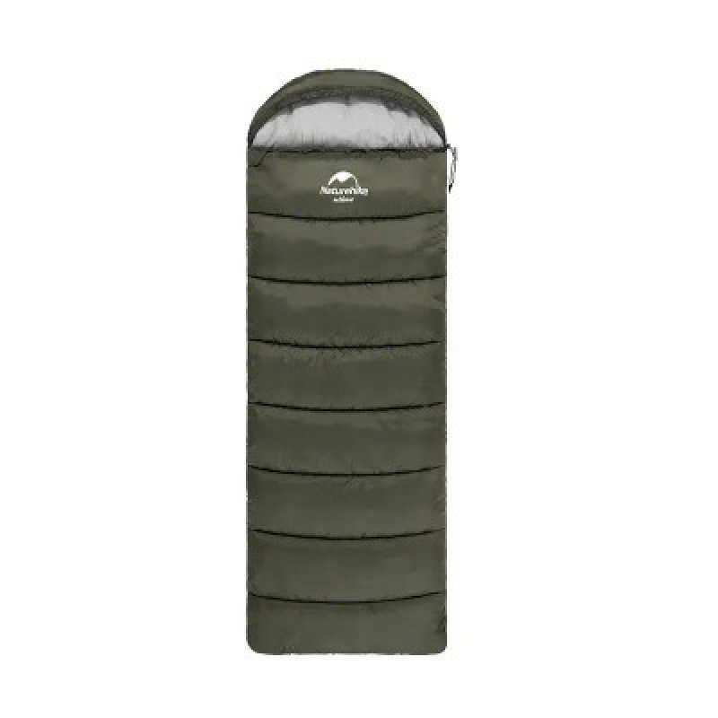 Спальный мешок Naturehike з капюшоном U250S NH20MSD07 (0°C) правий, темно-зелений (6927595764305-R)
