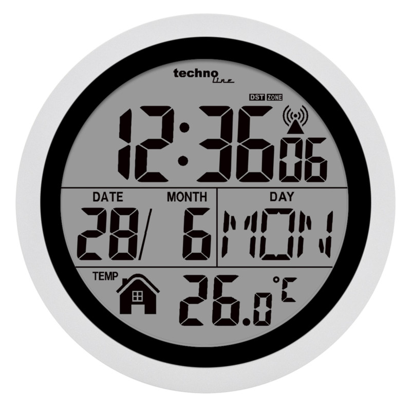 Часы настенные Technoline WT3005 Bath Clock Silver (WT3005)