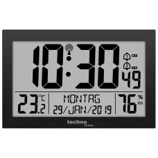 Годинник настінний Technoline WS8016 Black (WS8016 schwarz)