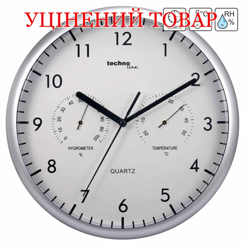 Часы настенные Technoline WT650 White (WT650)_Discounted