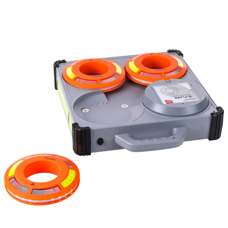 Комплект фонарей профессиональных Mactronic O-Flare (40 Lm) Amber Magnetic Recharg 12/220V (PSD0113)