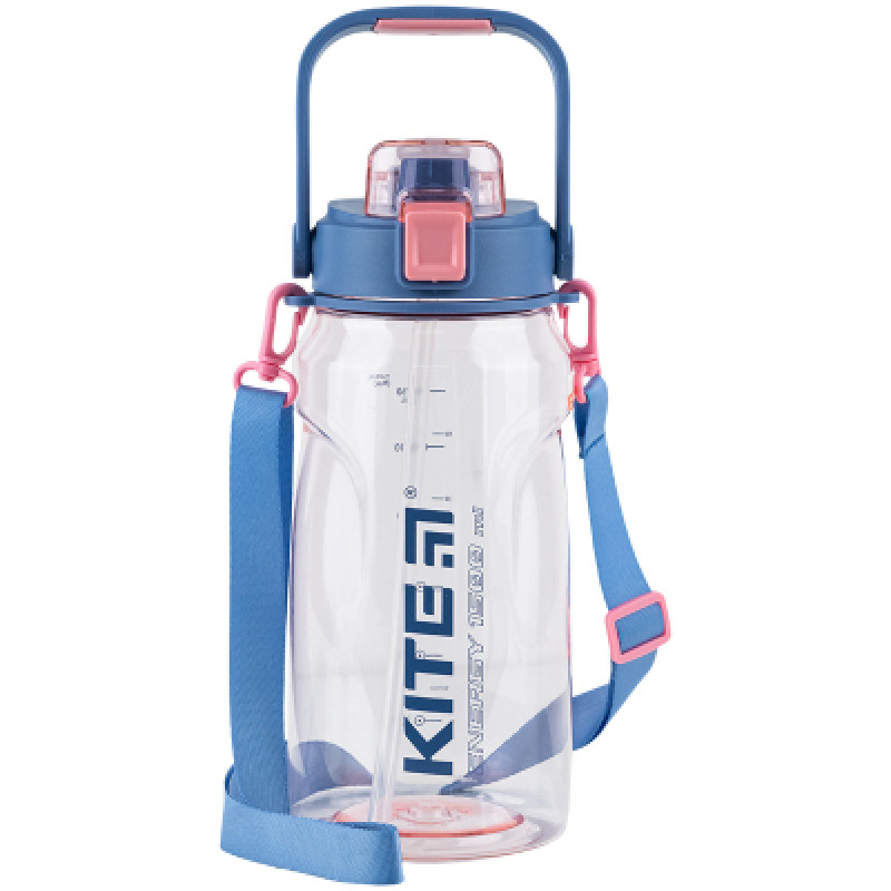 Поильник-непроливайка Kite 1500 мл, рожева (K24-1202-2)