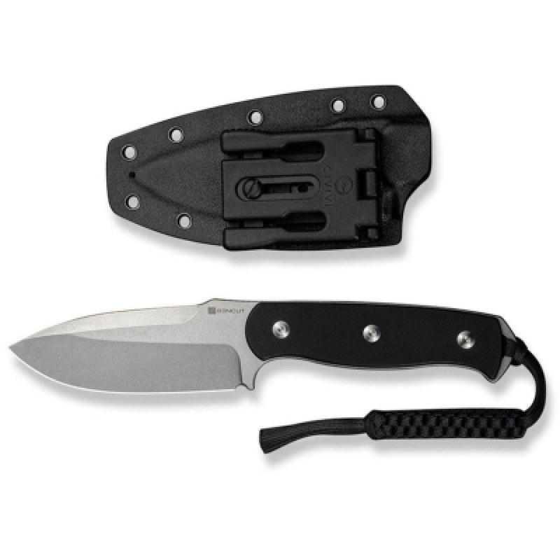 Нож Sencut Toxodon, Black G10, Stonewash (S24036-1)