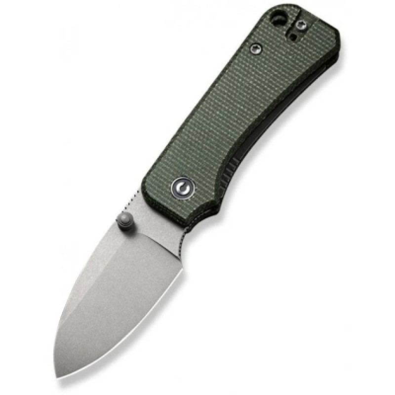 Нож Civivi Baby Banter Stonewash Green Micarta (C19068SB-1)