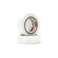 Ізоляційна стрічка 3M 0,13мм*18мм*10м white (3M/0,13/18/10-WT / 05108)