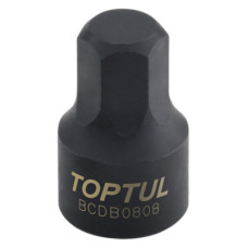 Головка торцева Toptul 1/4" HEX 8мм (цілісна) (BCDB0808)