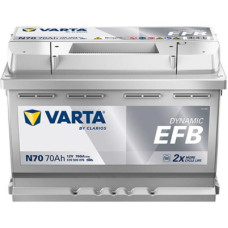 Акумулятор автомобільний Varta BlueDynamicEFB70AhЕв(-/+)(760EN) N70 (570500076)