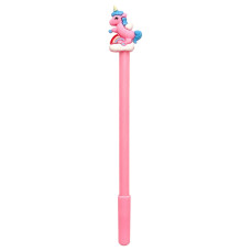 Дитяча гелева ручка "Єдиноріг" 016(Pink) синій, 17,5 см