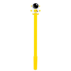 Ручка дитяча з іграшкою "Spaceman" A007(Yellow) гелева, синя