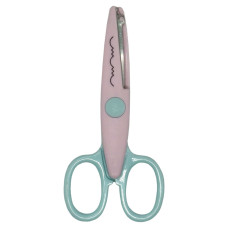 Ножницы детские 80685(Pink-Turquoise) с фигурным лезвием